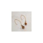 Boucles d'oreilles il de tigre