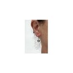 Boucles d'oreille topaze bleue
