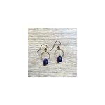 Boucles d'oreilles trsor amthyste