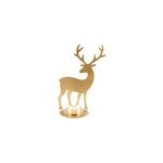 Bougeoir cerf métal doré Bougeoir cerf métal doré