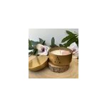 Bougie amour pierre quartz rose