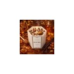 Bougie bijou pierres oeil de tigre - parfum ambre royal