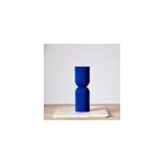 Bougie d�corative 17cm bleu roi
