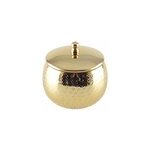 Bougie ronde doré petit modèle Bougie ronde doré petit modèle