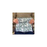 Bouillotte soin grandes zones graine de lin empltre naturel chaud froid