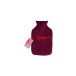 Bouillotte velours recyclé rouge Bouillotte velours recyclé rouge