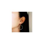 Boules d'oreilles wanda agate mousse