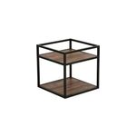 Bout de canap� mdf marron - manufacture