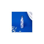Bouteille iso 500ml - toile de jouy bleu