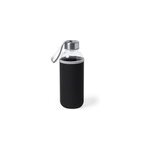 Bouteille en verre 420 ml. avec �tui soft shell