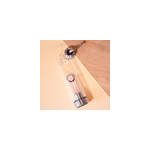 Bouteille en verre pointe quartz rose