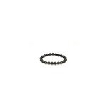 Bracelet 4 mm en obsidienne noire
