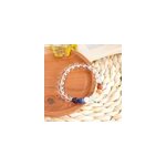 Bracelet 7 chakras cristal de roche 8 mm