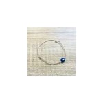 Bracelet alba lapis lazuli bleue argent�