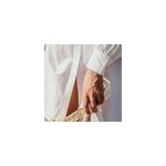 Bracelet amazonite plaqu� or pierre