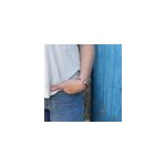 Bracelet ancre femme rose fushia brhat
