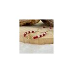 Bracelet arbre de vie en agate et quartz