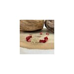 Bracelet arbre de vie en corail rouge