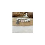 Bracelet arbre de vie: howlite & quartz