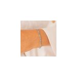 Bracelet argent apatite bleue