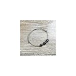 Bracelet candy quartz fum argent