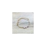 Bracelet candy quartz rose dor�