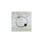Bracelet carrie agate noire