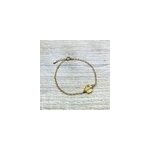 Bracelet carrie citrine jaune
