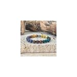 Bracelet chakras en oeil de tigre