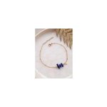 Bracelet chakras pierres lapis lazuli