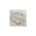 Bracelet cordon mia quartz rose argent Bracelet cordon mia quartz rose argent