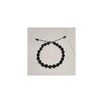Bracelet coulissant r�glable - onyx