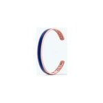 Bracelet cuivre magntique bleu taille 4