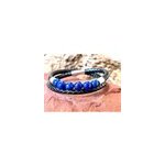 Bracelet double rangs en lapiz lazuli