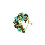 Bracelet fil doré et pierres Bracelet fil doré et pierres