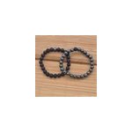 Bracelet hmatite et pierre de lave