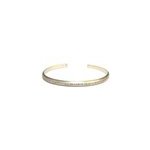 Bracelet jonc cisel argent