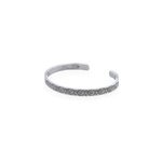 Bracelet jonc rigide gravé de motifs Bracelet jonc rigide gravé de motifs