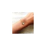 Bracelet labradorite plaqu or bilie