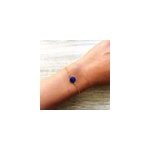 Bracelet lapis lazuli plaqué or bilie Bracelet lapis lazuli plaqué or bilie