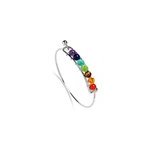 Bracelet manchette des 7 chakras