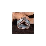 Bracelet manchette en amazonite