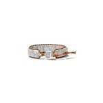 Bracelet manchette en howlite