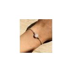 Bracelet margaux quartz rose argent Bracelet margaux quartz rose argent