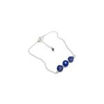 Bracelet maya lapis - lazuli argent 925