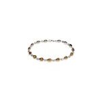 Bracelet moderne argent ambre