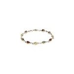 Bracelet moderne argent ambre