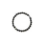 Bracelet obsidienne dore
