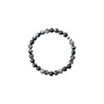Bracelet obsidienne neige