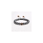 Bracelet en oeil de tigre et hmatite